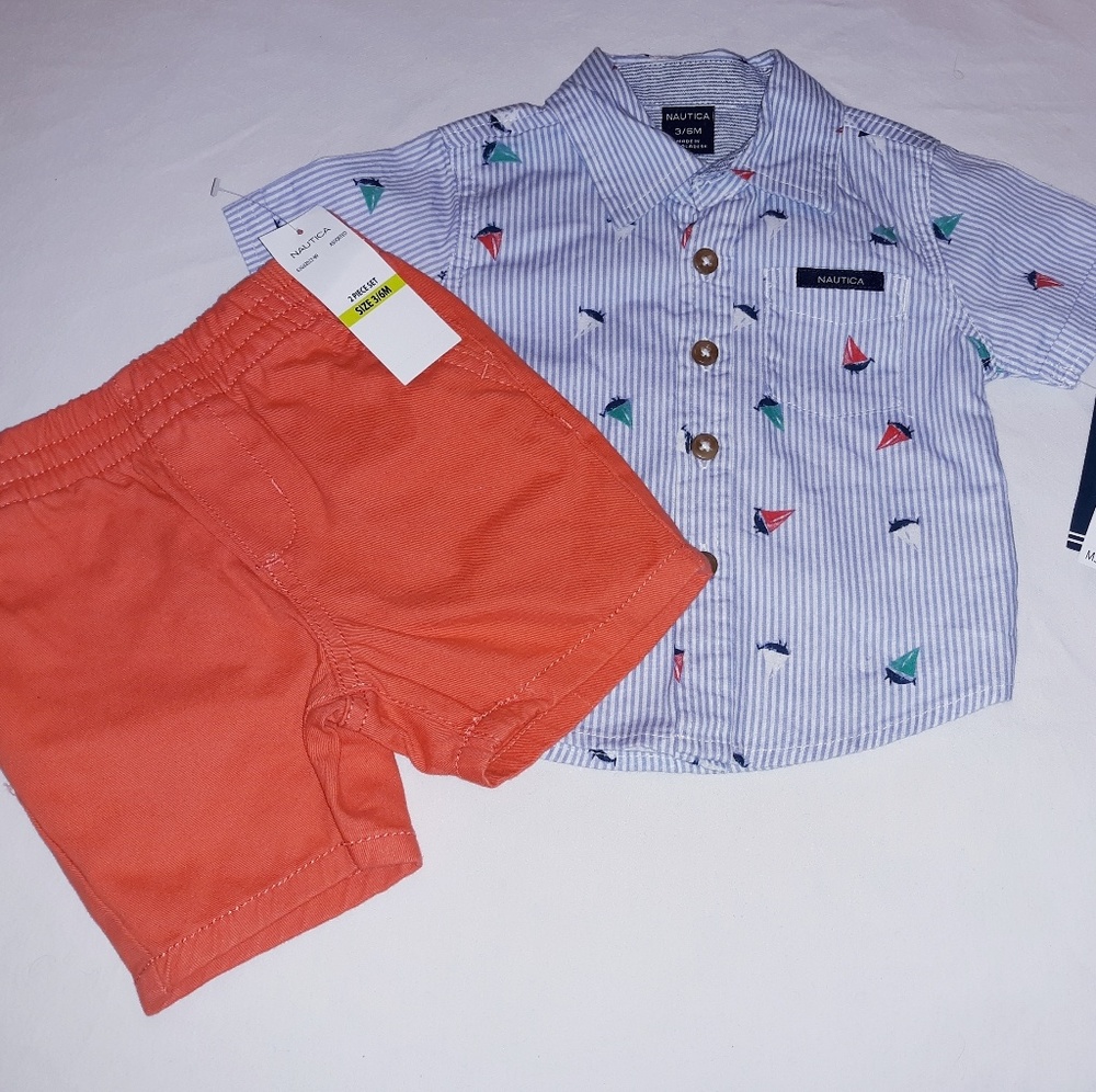 Nautica Boys Infant 2pc Casual Set Set